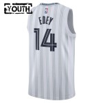 Maillot NBA Memphis Grizzlies Zach Edey Nike 2025-26 City Edition Gris Swingman - Enfant